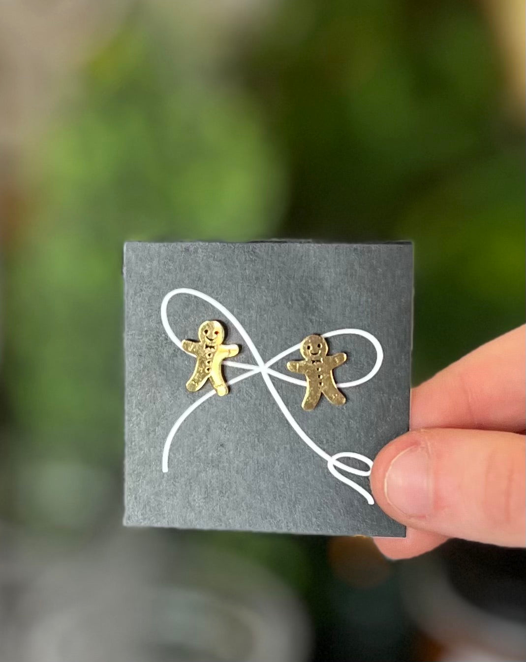 Gingerbread-Small Stud Earrings