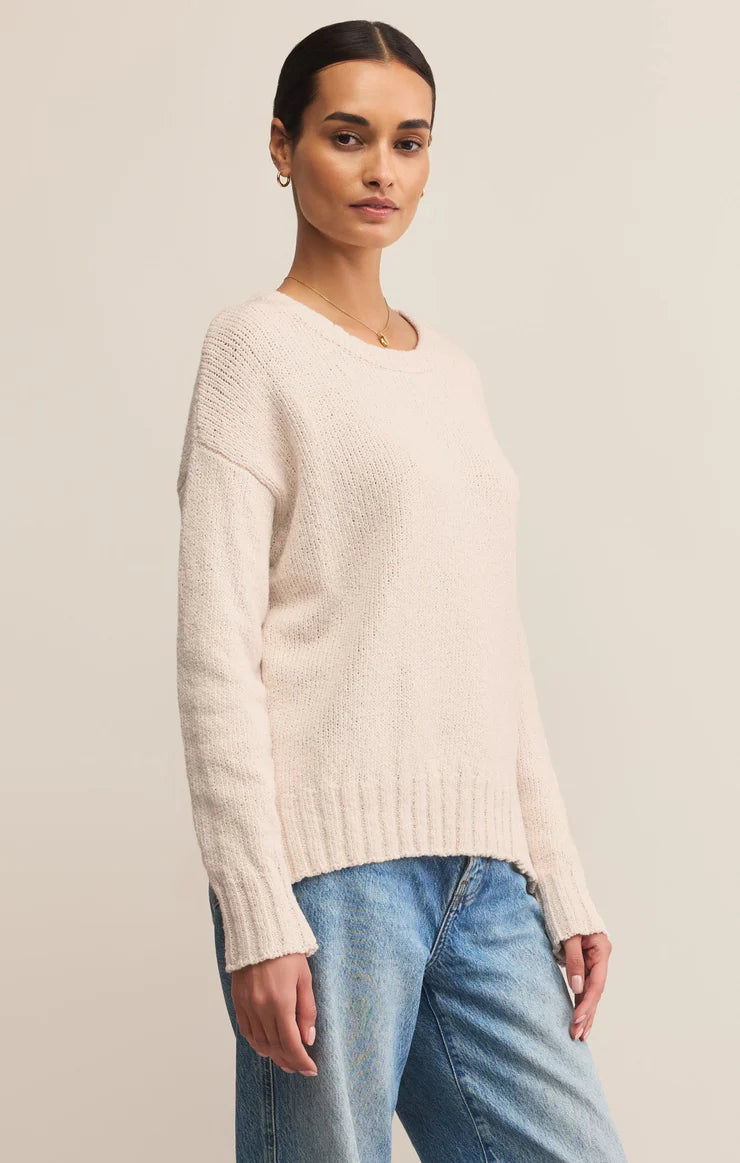 BECK TEXTURED COTTON SWEATER