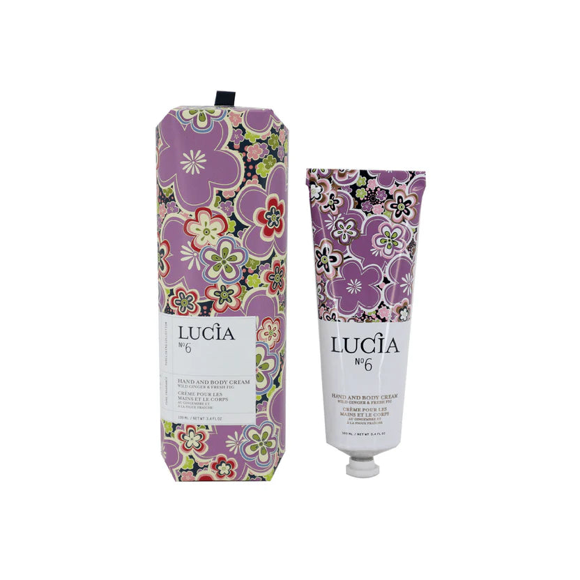 N°6 Lucia Wild Ginger & Fresh Fig Hand and Body Cream
