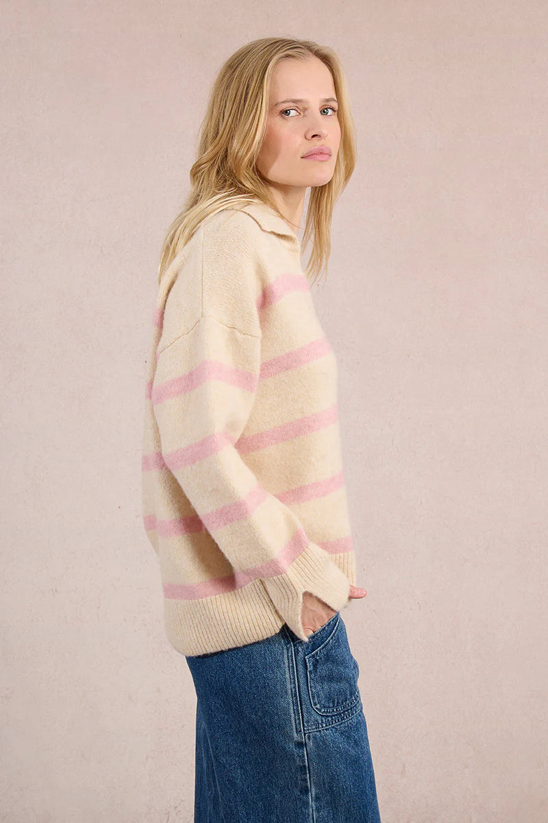 STRIPED KNITTED SWEATER