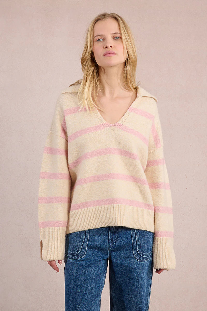 STRIPED KNITTED SWEATER