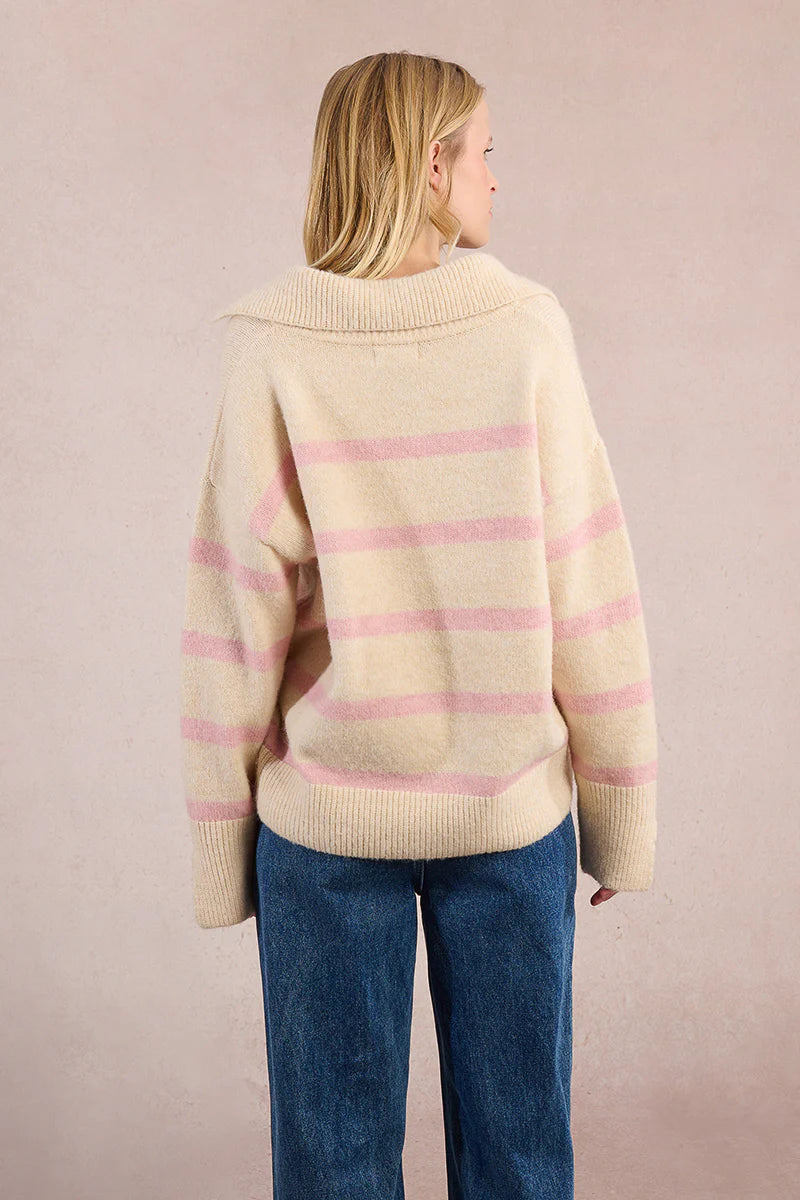 STRIPED KNITTED SWEATER