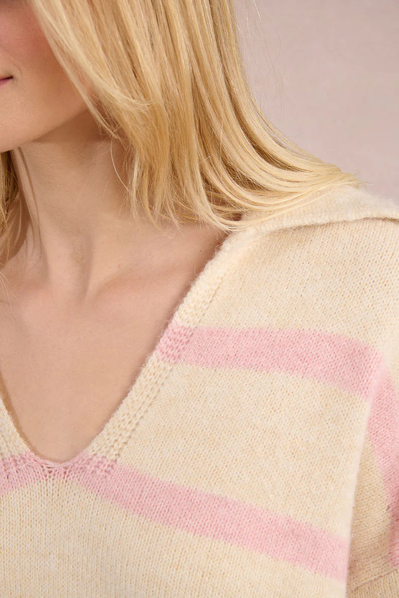 STRIPED KNITTED SWEATER
