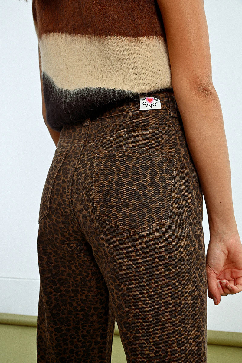 Animal Print Denim
