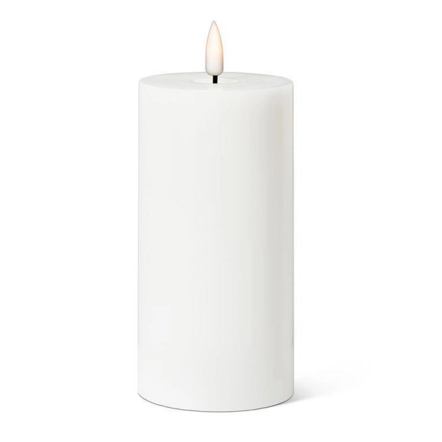 Luxlite LED Battery Operated Candle-White 3”x6”