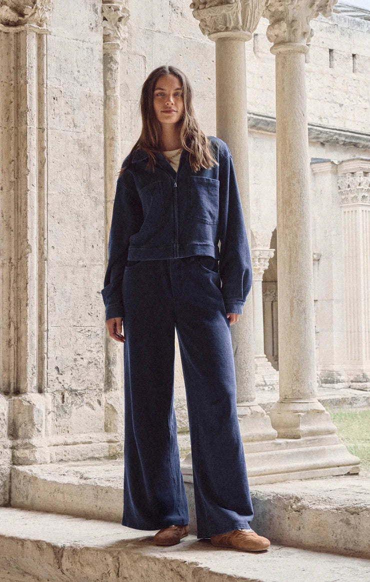 ENTOURAGE KNIT DENIM PANT-INDIGO