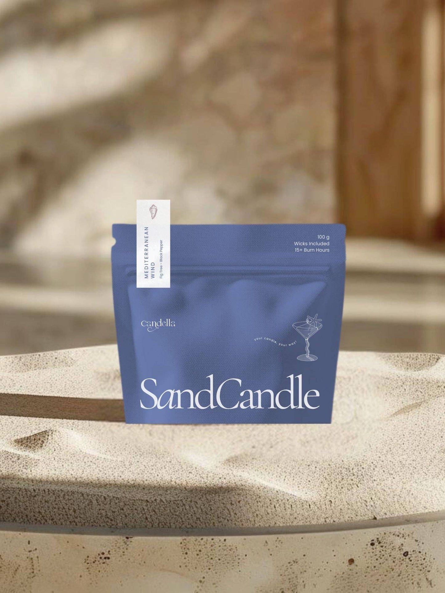 Sand Candles - Mediterranean Winds: Classic (350g)