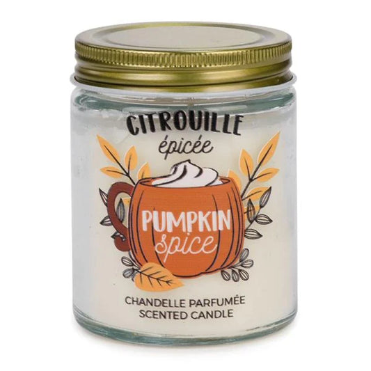 Scented Jar Candle -Pumpkin Spice