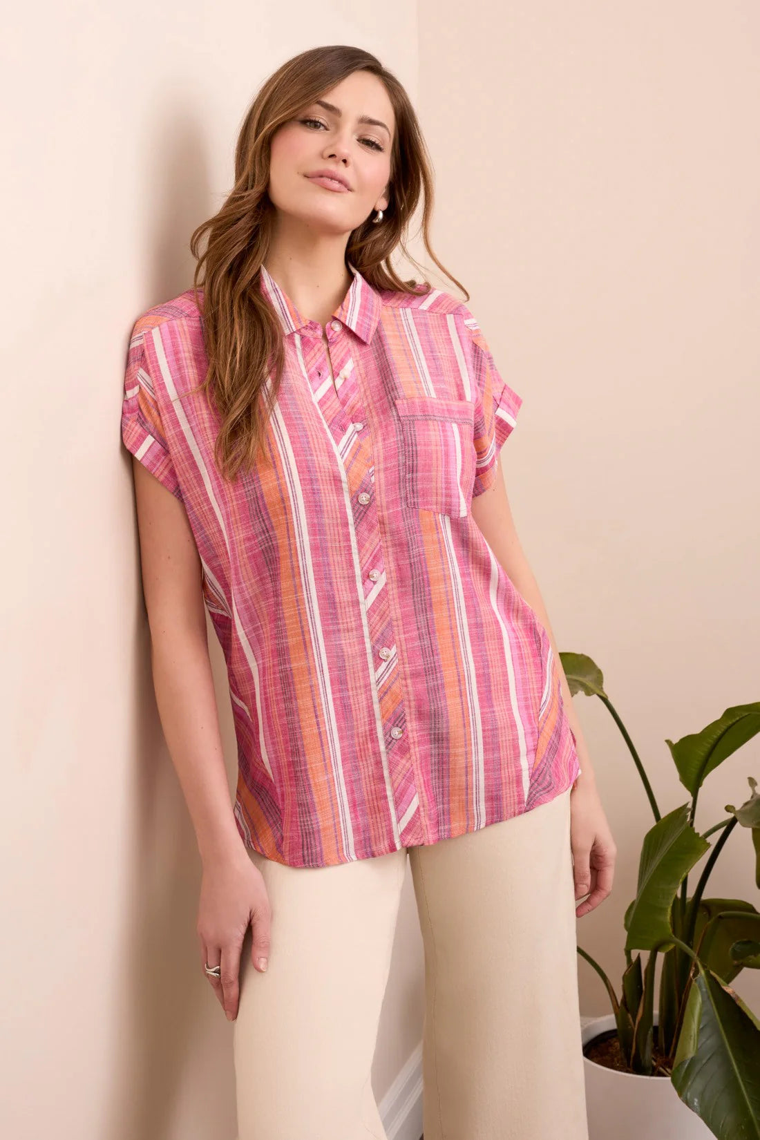 Very a berry Button Up Shirt