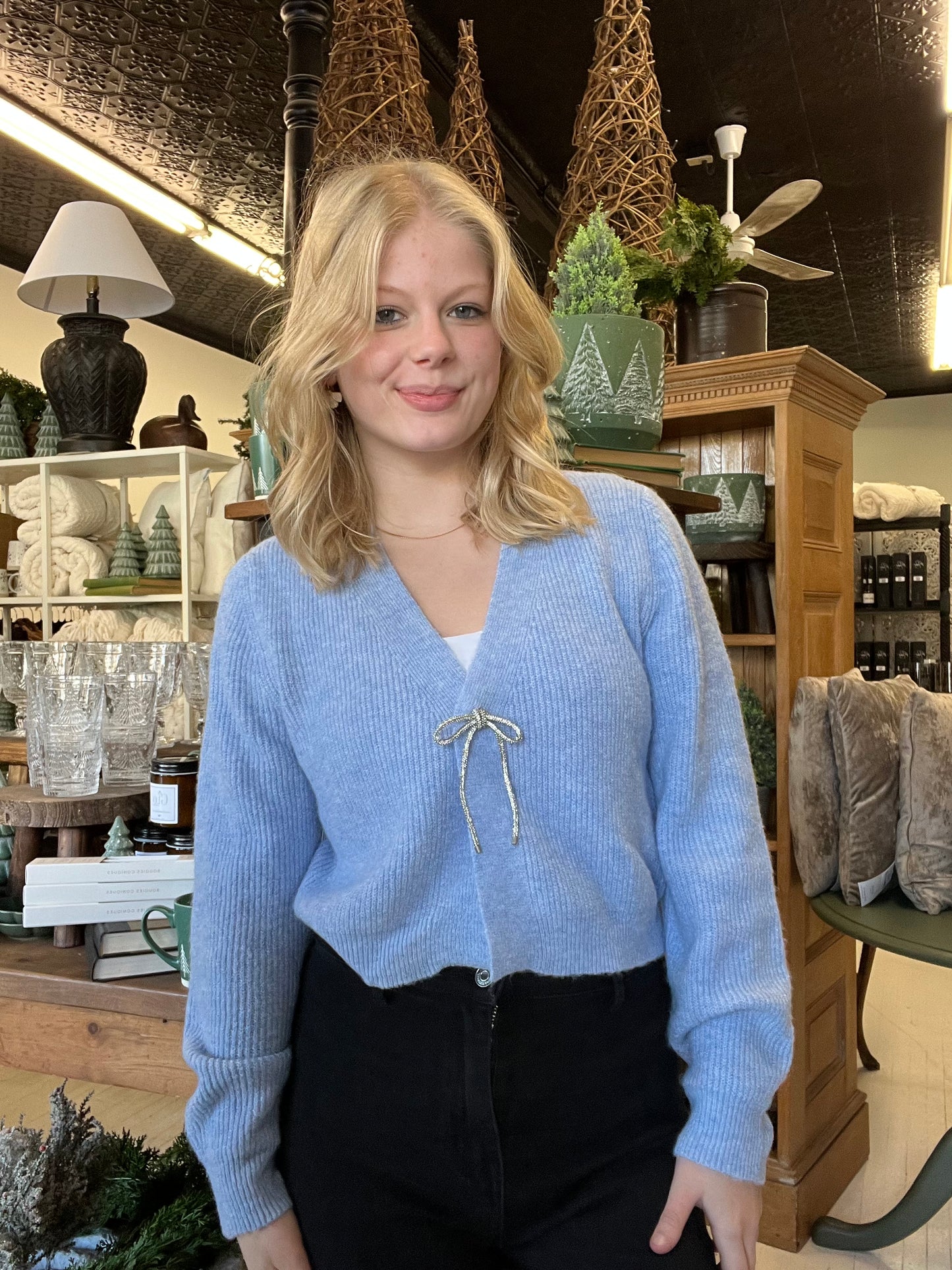 Ghaida V neck Cardigan