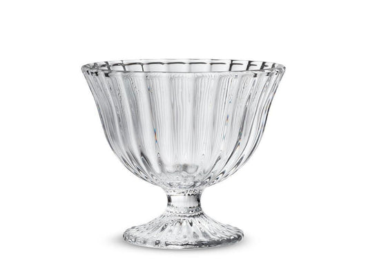 Flared Optic Pedestal Small Bowl