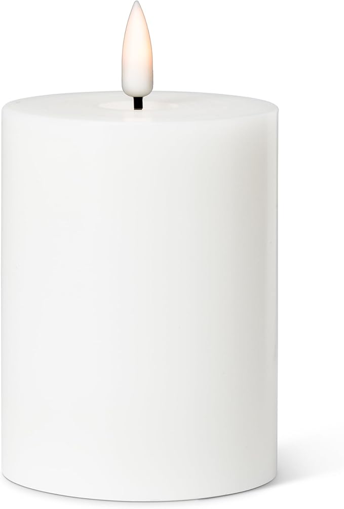 Luxlite battery operated candles-4”-White
