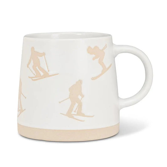 Wide Base Mug-Skiers