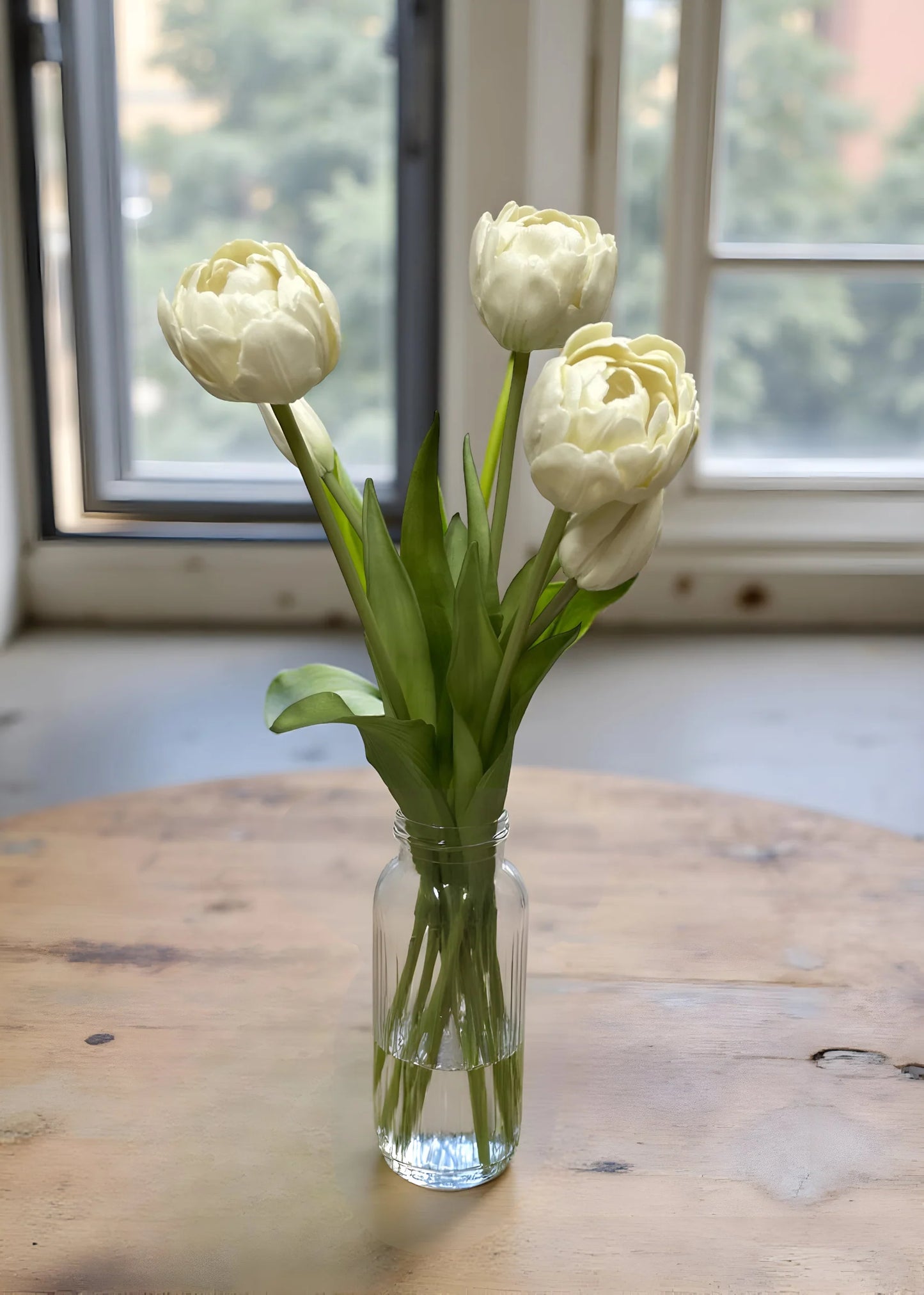 FRESH TOUCH PEONY TULIP BUNDLE -WHITE