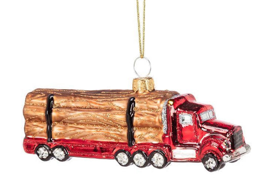 Logging Truck Ornament