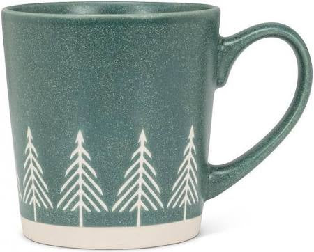 Evergreen Trees Row Mug
