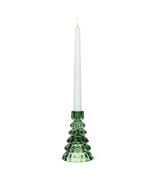 Glass Tree Taper Holder