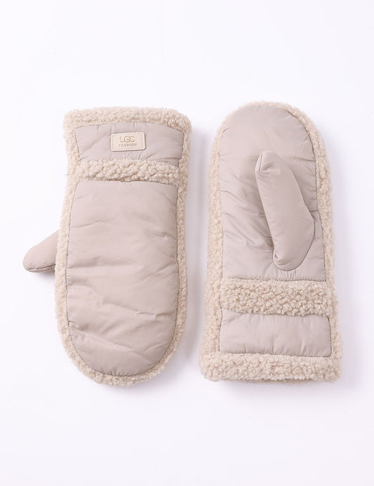 Banff Mittens-Beige