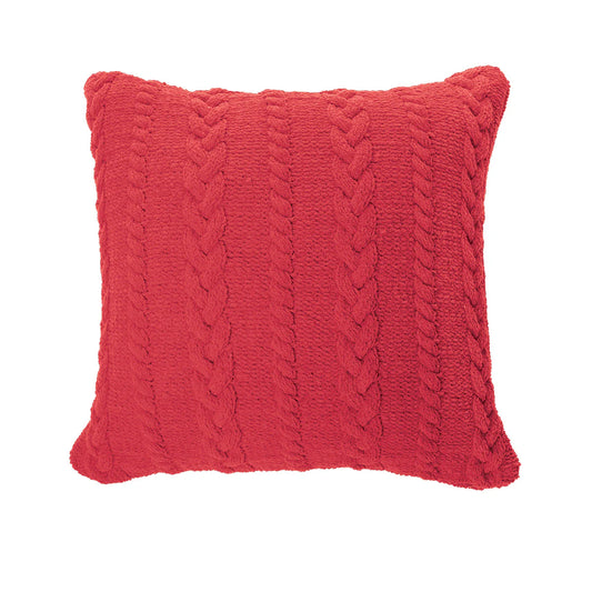 Red Chenille Cushion