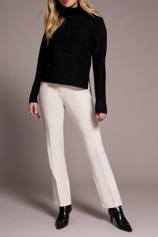 WOMENS SEQUENCE TURTLENECK-BLACK