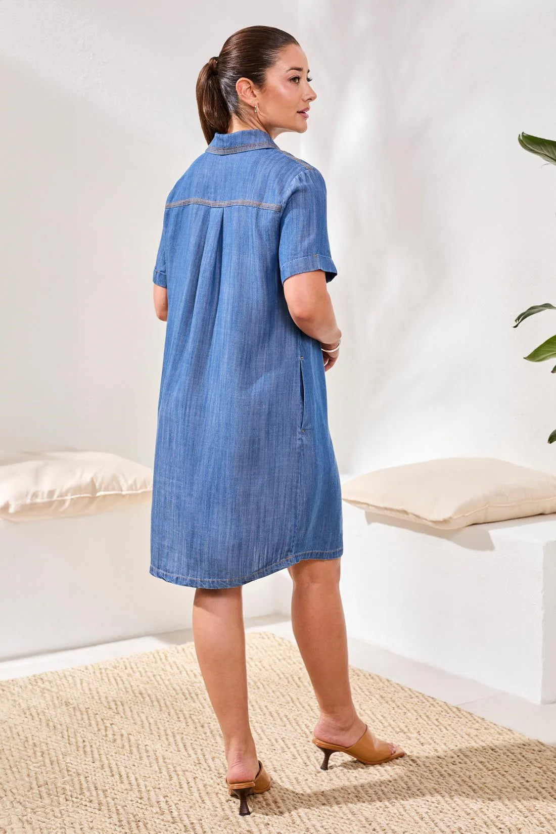 POPOVER SHIRT DRESS