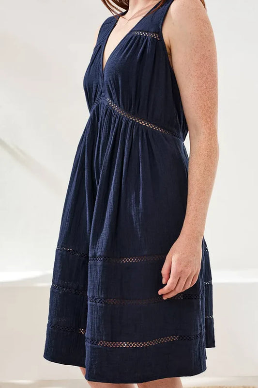 SLEEVELESS COVER UP DRESS-ABYSS
