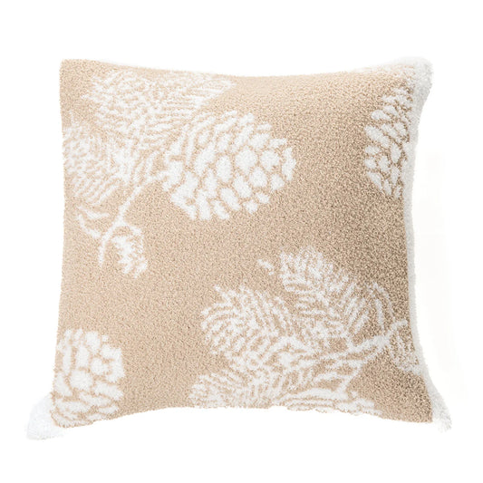 COCOTTE NATURAL AND WHITE DECORATIVE PILLOW