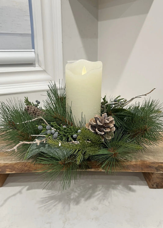 NorFolk Centerpiece With Candle
