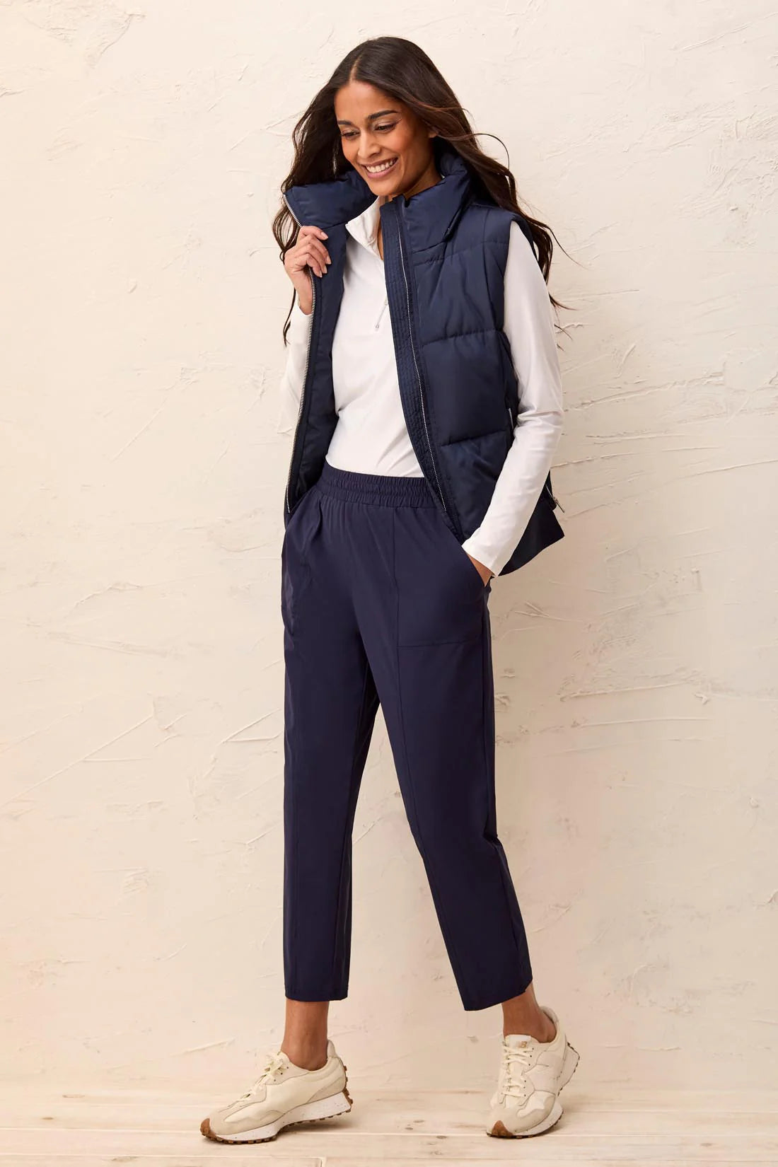 HIGH PERFORMANCE STRETCH PULL-ON PANT-DEEP BLUE