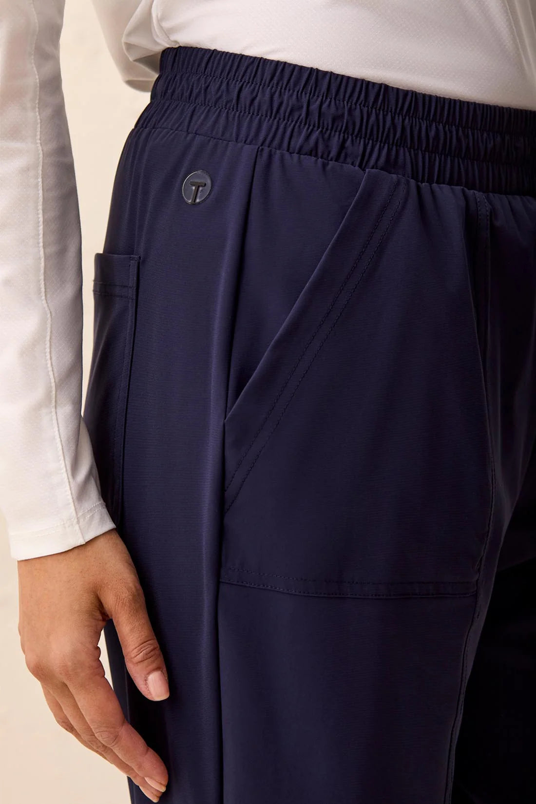 HIGH PERFORMANCE STRETCH PULL-ON PANT-DEEP BLUE