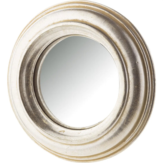 Round Mirror-Silver Boarder
