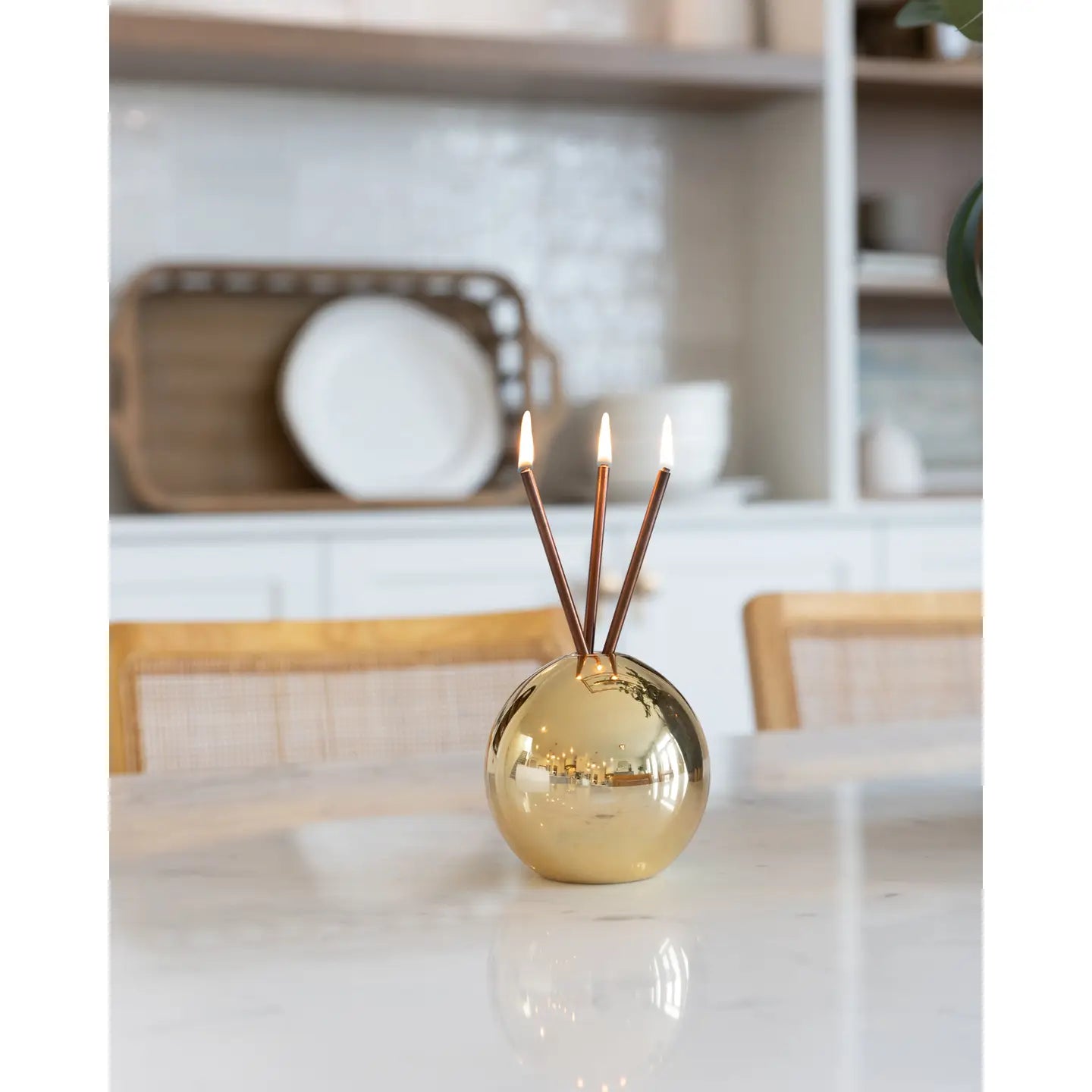 Neva Vase, Gold Metallic