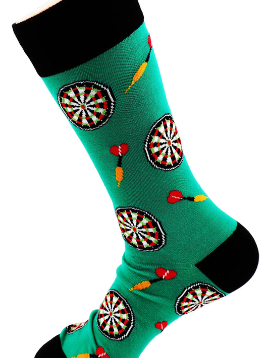 Unisex Novelty Socks-Dart Board Tip