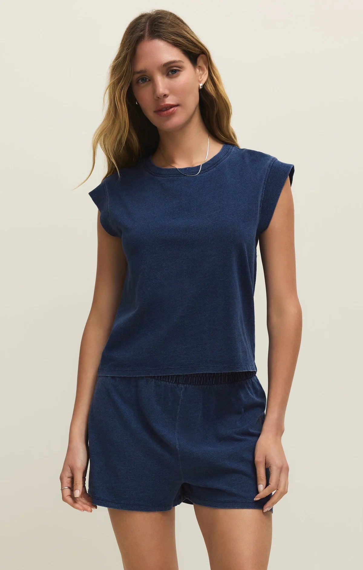 CAMINO JERSEY TOP-INDIGO