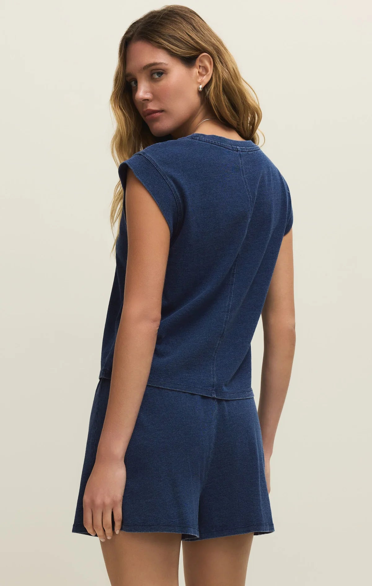 CAMINO JERSEY TOP-INDIGO