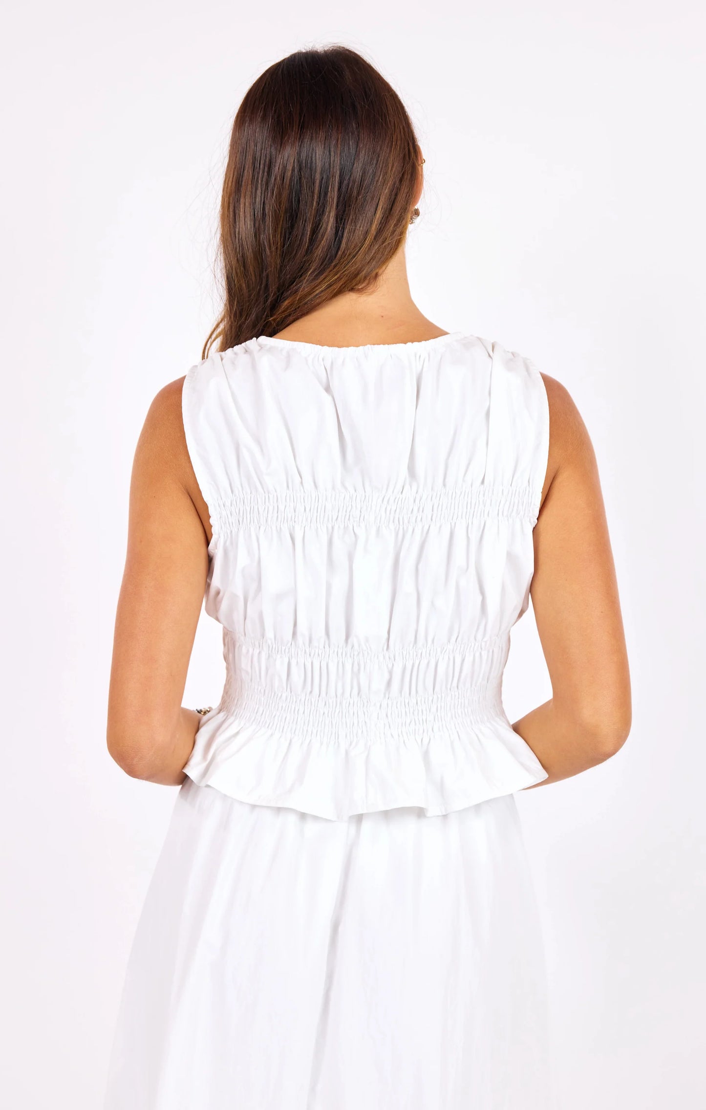 Central Park Ruched Tank( final sale)