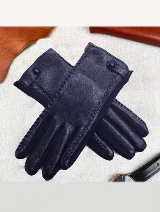 Touch Screen Glove/Buckle-Navy