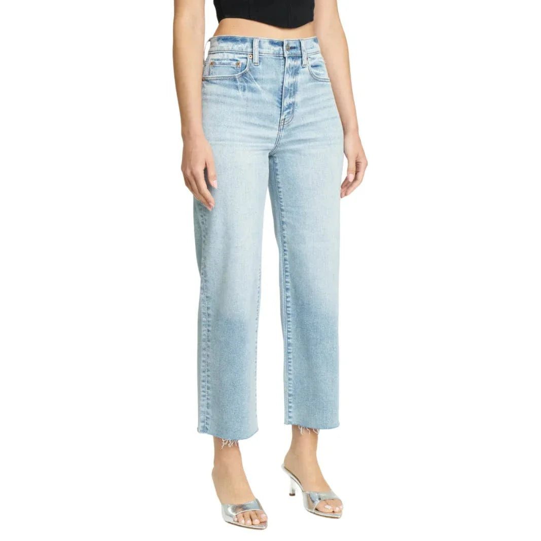 PLEASER HIGH RISE WIDE LEG ANKLE IN MIRACLE