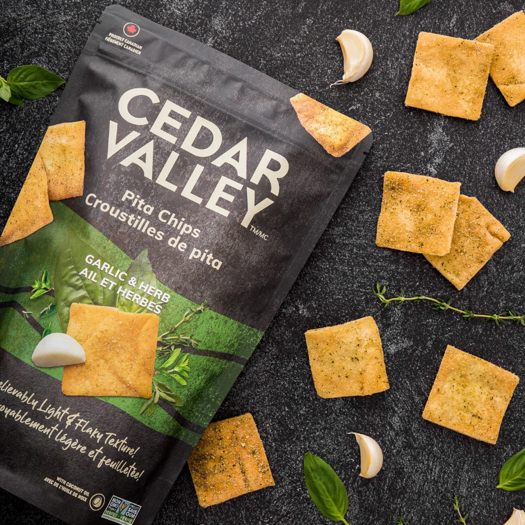 Garlic and Herb Pita Chips
