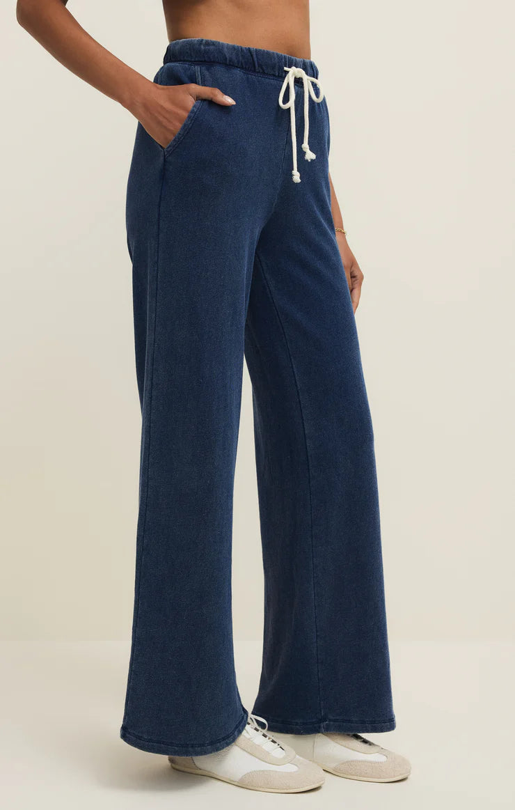 HUNTER KNIT DENIM PANT-INDIGO