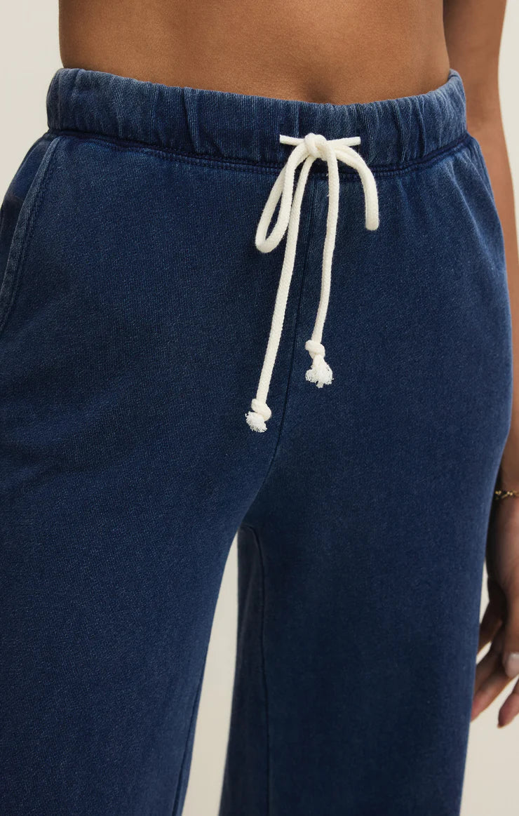 HUNTER KNIT DENIM PANT-INDIGO