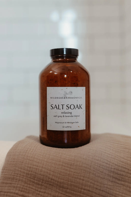 Earl Grey & Lavender Salt Soak