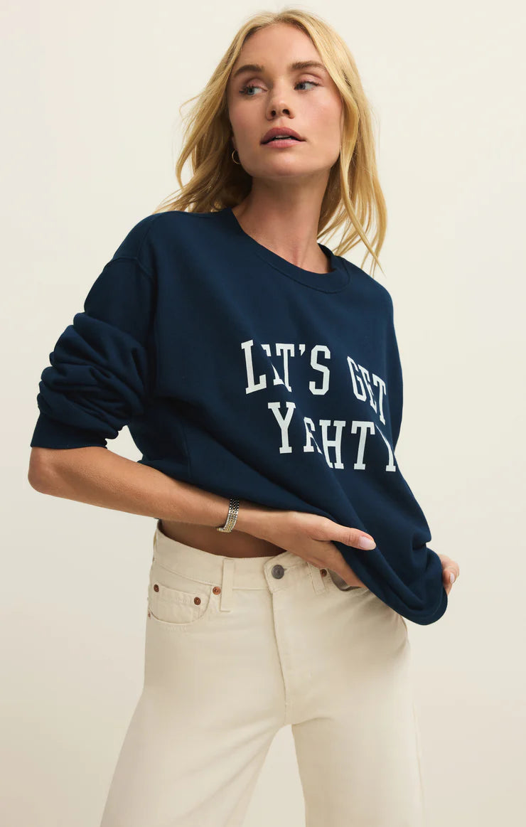 YACHTY BOYFRIEND SWEATSHIRT( final sale)