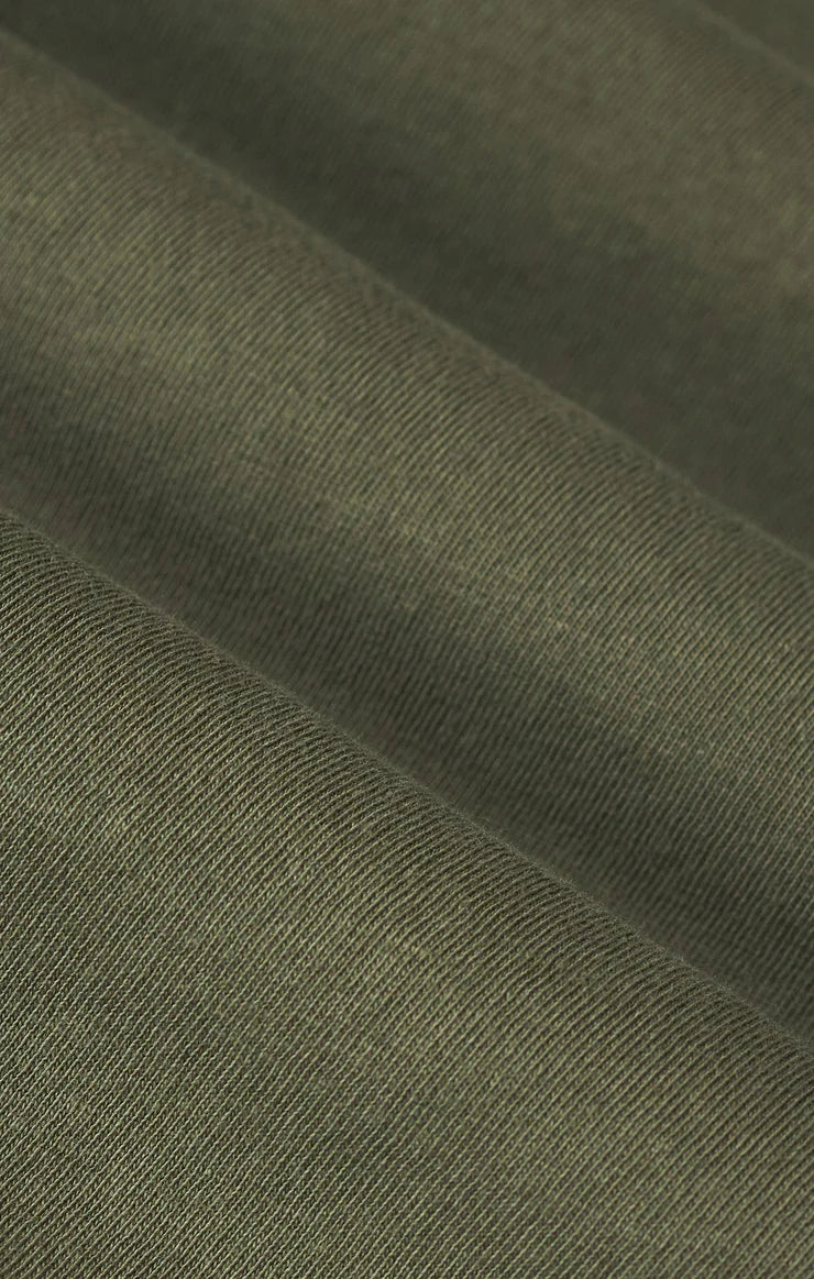 MODERN JERSEY V-NECK TEE-TEA LEAF