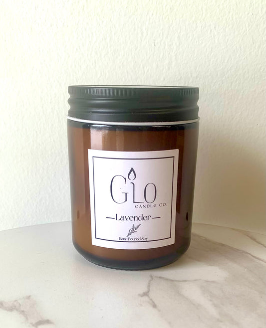 Glo Soy Candle-Lavender