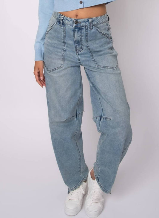 Milla Stretch Denim-Light Wash