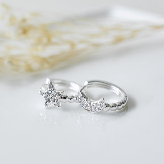 Wish and Wonder Hoop-silver-clear