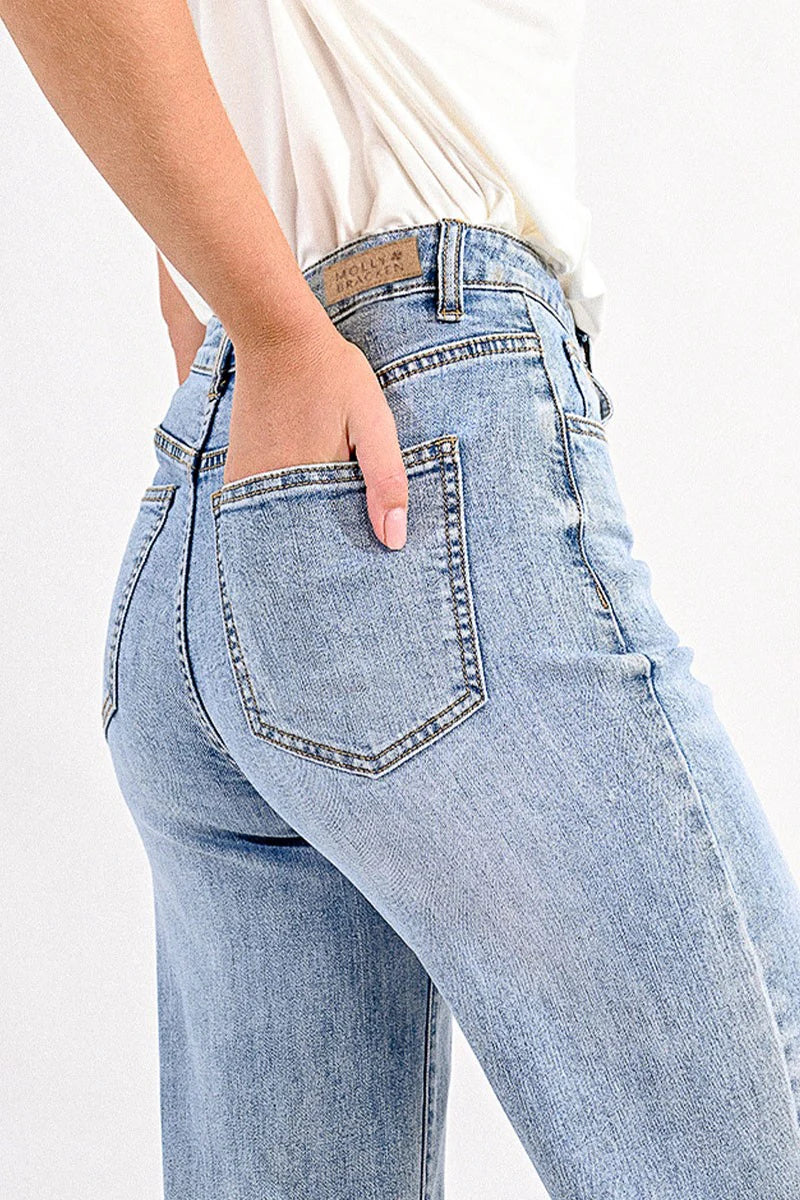 Molly Bracken Aspen Jeans-Light Denim