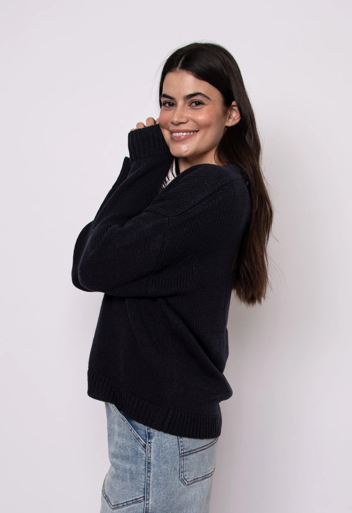 Vavari Cardigan-Dark Storm
