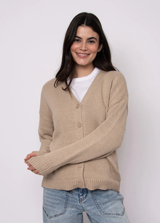 Vavari Cardigan-Cuban Sand